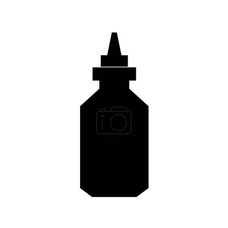 Illustration for Bottle icon vector. bottle symbol - Royalty Free Image