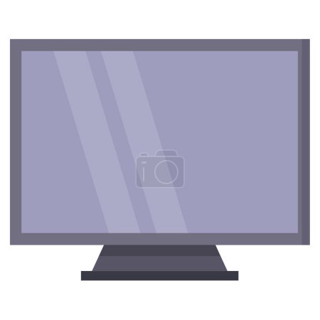 Téléchargez les illustrations : Icône tv isolé sur fond blanc - en licence libre de droit