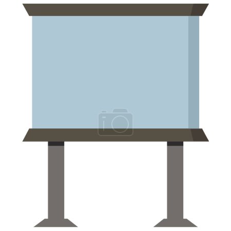 Ilustración de Icono del vector de la cartelera en blanco para la presentación - Imagen libre de derechos