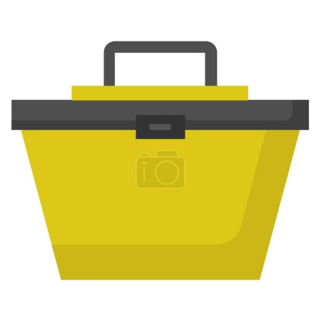 Illustration for Repair Toolbox icon on white background - Royalty Free Image