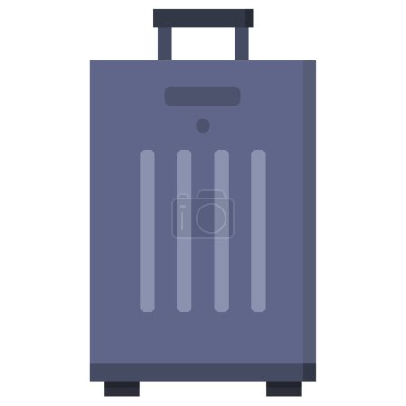 Illustration for Travel bag icon isolated on white background - Royalty Free Image