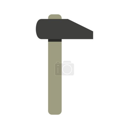 Téléchargez les illustrations : Illustration vectorielle d'icône de marteau - en licence libre de droit