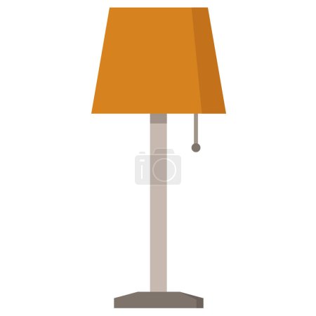 Ilustración de Lámpara de pie icono vector ilustración - Imagen libre de derechos