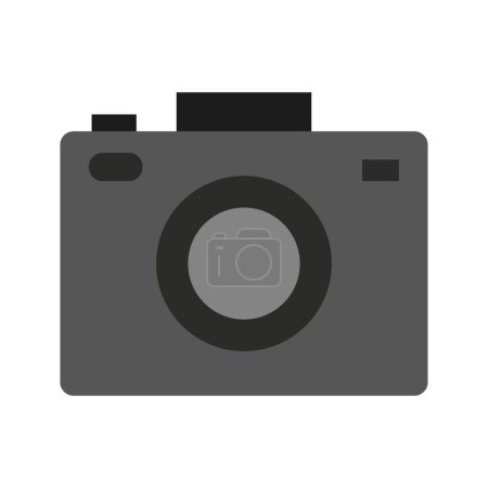 Téléchargez les illustrations : Illustration vectorielle icône de caméra design - en licence libre de droit