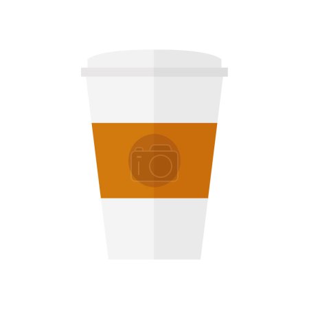 Illustration for Coffee cup drink icon - Royalty Free Image