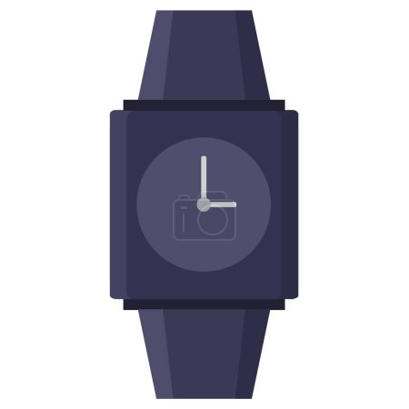 Illustration for Smartwatch flat vector icon - Royalty Free Image