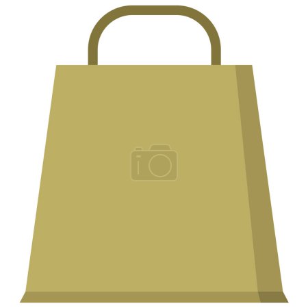Illustration for Shopping bag icon vector illustration - Royalty Free Image