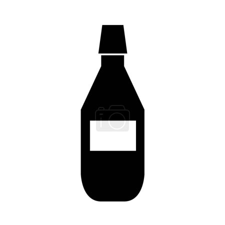 Ilustración de Diseño vectorial del símbolo de botella. elemento web de la botella - Imagen libre de derechos
