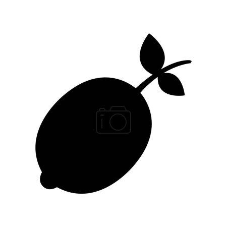Illustration for Lemon icon vector illustration - Royalty Free Image