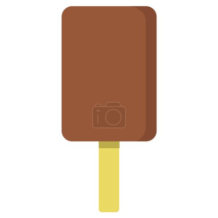 Téléchargez les illustrations : Icône vectorielle couleur crème glacée - en licence libre de droit