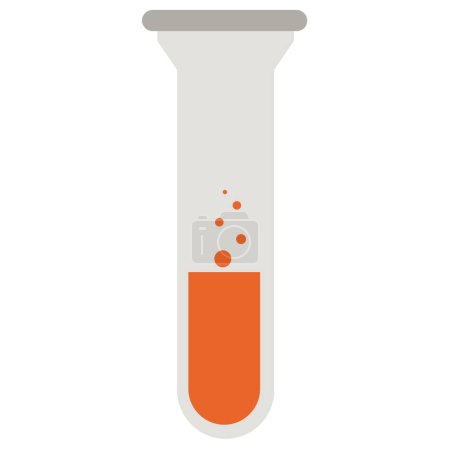 Illustration for Test Tube Icon. Research, Laboratory Element Symbol - Royalty Free Image