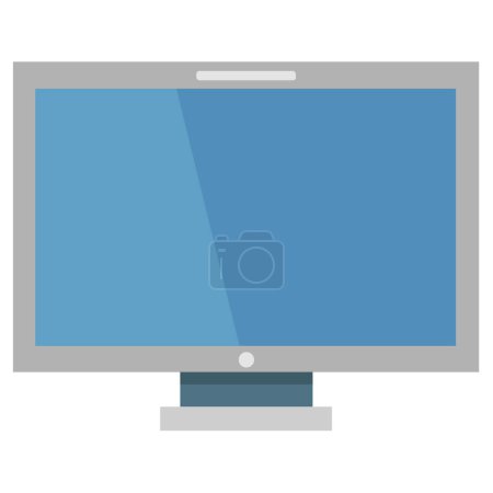Illustration for Computer monitor icon isolated on white background - Royalty Free Image