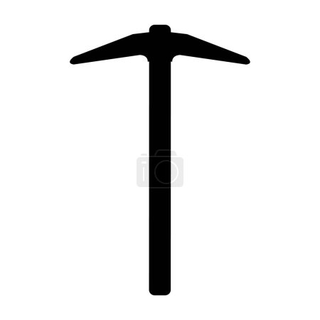 Illustration for Pickaxe icon, vector illustration simple design - Royalty Free Image
