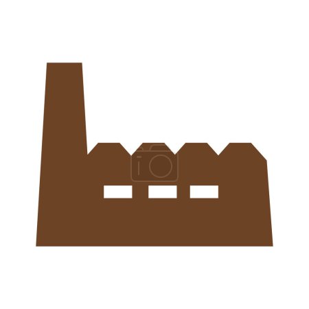 Illustration for Factory building isolated icon vector illustration design - Royalty Free Image