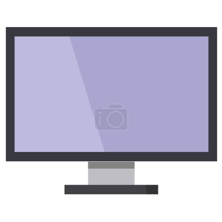 Ilustración de Icono de televisión aislado sobre fondo blanco - Imagen libre de derechos