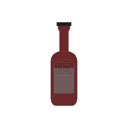 Illustration for Wine icon isolated on white background - Royalty Free Image