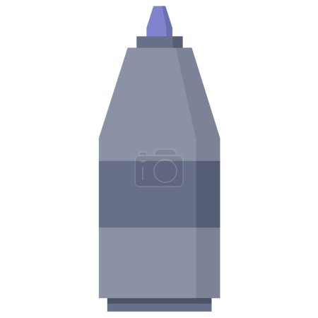 Illustration for Bottle icon. cartoon illustration of liquid vector icon for web - Royalty Free Image