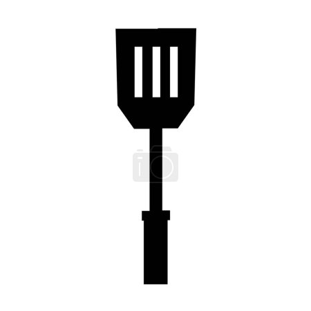 Téléchargez les illustrations : Illustration vectorielle de l'icône de la spatule de cuisine - en licence libre de droit