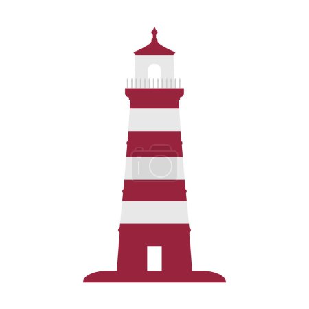 Illustration for Isolated lighthouse icon vector design - Royalty Free Image
