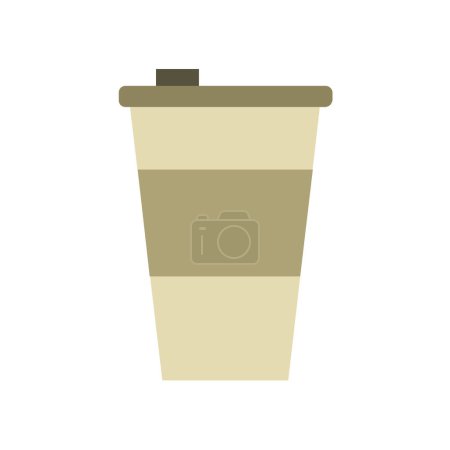 Illustration for Coffee cup icon isolated on background - Royalty Free Image