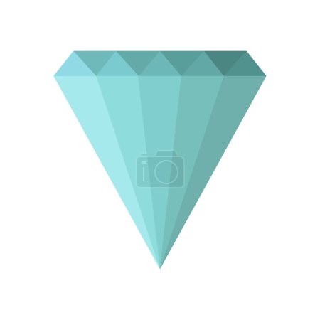 Illustration for Diamond vector icon on white background - Royalty Free Image