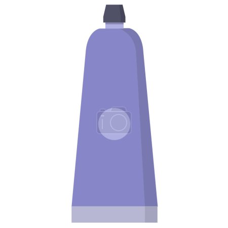 Illustration for Toothpaste tube vector icon - Royalty Free Image