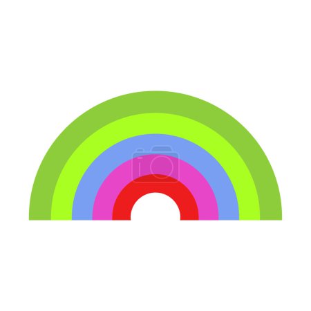 Photo for Rainbow gradient icon vector illustration design - Royalty Free Image