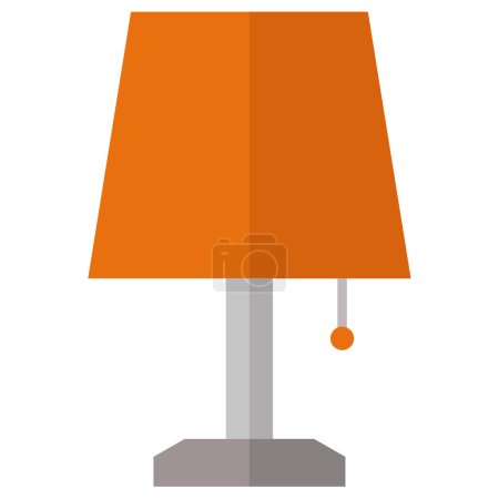 Illustration for Isolated lamp design vector illustration - Royalty Free Image