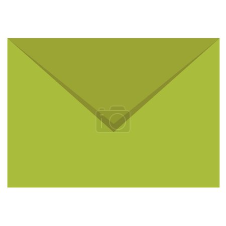 Ilustración de Icono de sobre de correo en estilo plano. Ilustración de vector de mensaje de correo electrónico sobre fondo aislado blanco. - Imagen libre de derechos