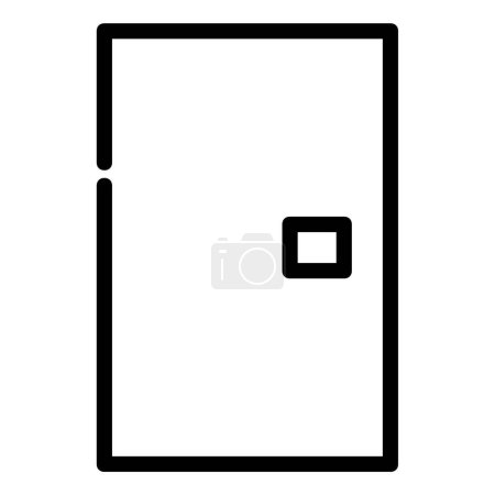 Illustration for Door icon, vector illustration simple design - Royalty Free Image