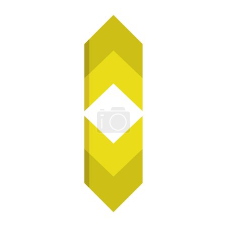 Illustration for Double arrow icon, vector illustration - Royalty Free Image