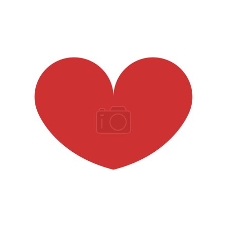 Ilustración de Icono del corazón, diseño de vectores - Imagen libre de derechos