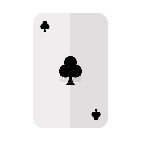 Illustration for Playing card vector icon. black illustration for graphic and web design. - Royalty Free Image