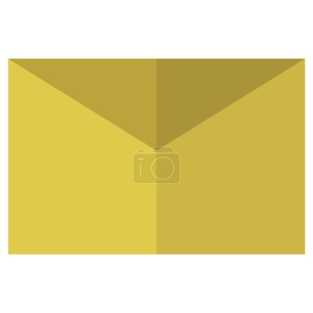 Illustration for Mail envelope icon. Email message vector illustration on white isolated background - Royalty Free Image