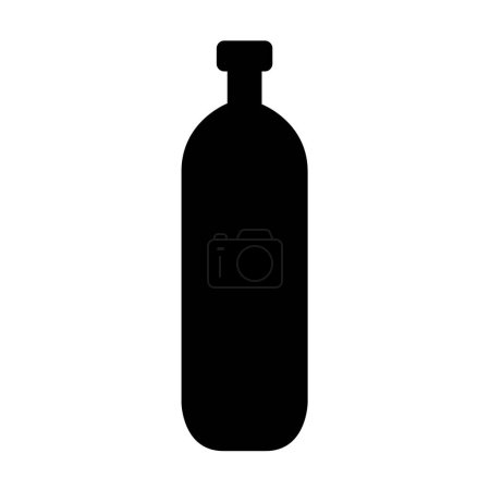 Téléchargez les illustrations : Icône de bouteille. Illustration simple de l'icône vectorielle bouteille pour le web - en licence libre de droit