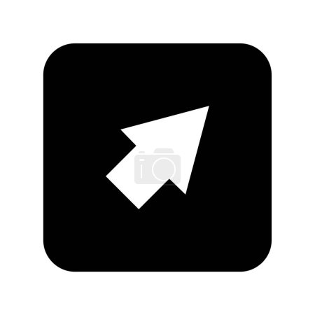 Illustration for Arrow icon vector illustration - Royalty Free Image