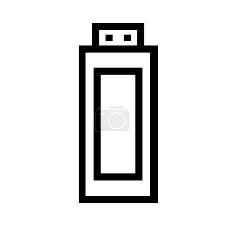 Illustration for Modern usb icon on white background - Royalty Free Image