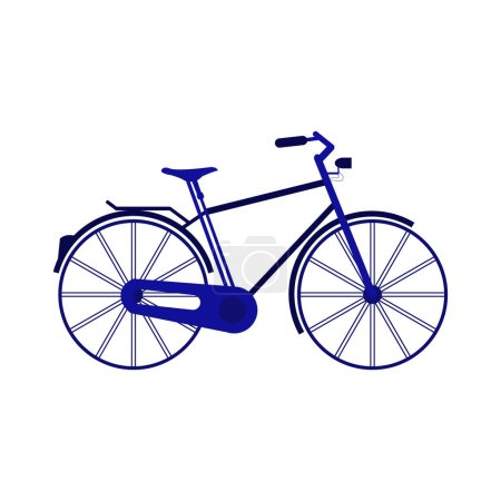 Illustration for Bike icon. flat illustration of bicycle vector icon for web design - Royalty Free Image