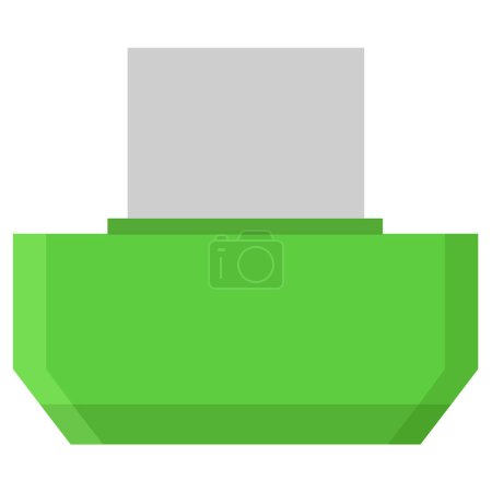 Illustration for Fax icon on white background - Royalty Free Image
