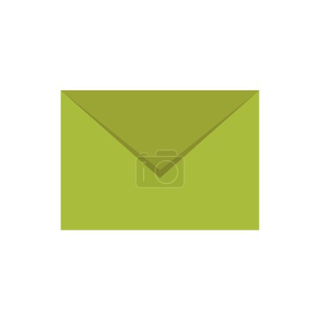 Ilustración de Icono de sobre de correo en estilo plano. Ilustración de vector de mensaje de correo electrónico sobre fondo aislado blanco. - Imagen libre de derechos