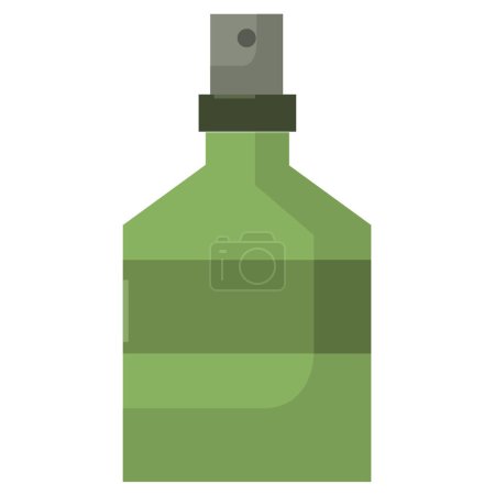 Ilustración de Icono de la botella simple, ilustración del vector - Imagen libre de derechos