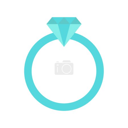 Illustration for Ring icon vector illustration - Royalty Free Image