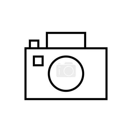 Illustration for Camera icon vector illustration - Royalty Free Image