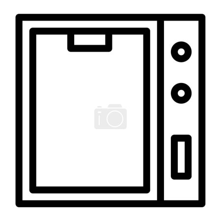 Illustration for Oven icon vector illustration - Royalty Free Image