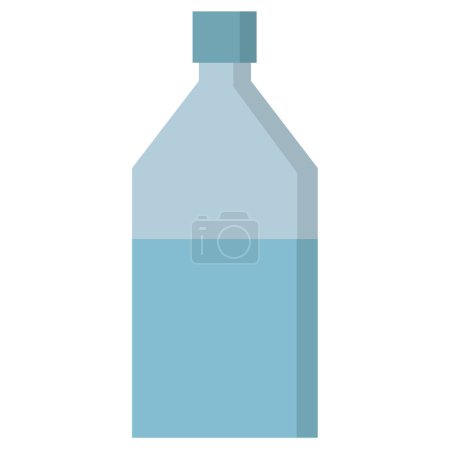 Téléchargez les illustrations : Icône bouteille de lait, illustration vectorielle - en licence libre de droit