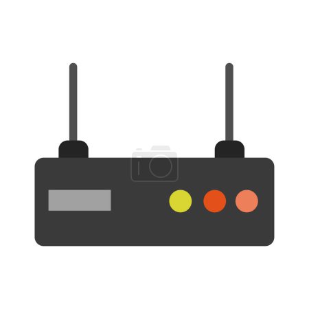 Illustration for Router icon vector illustration - Royalty Free Image