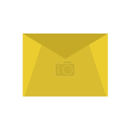 Téléchargez les illustrations : Icône enveloppe de courrier. Illustration vectorielle de message électronique sur fond blanc isolé - en licence libre de droit