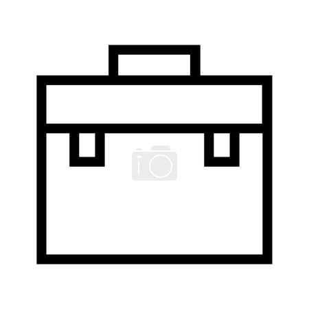Ilustración de Icono de línea de maletín Ilustración vectorial - Imagen libre de derechos