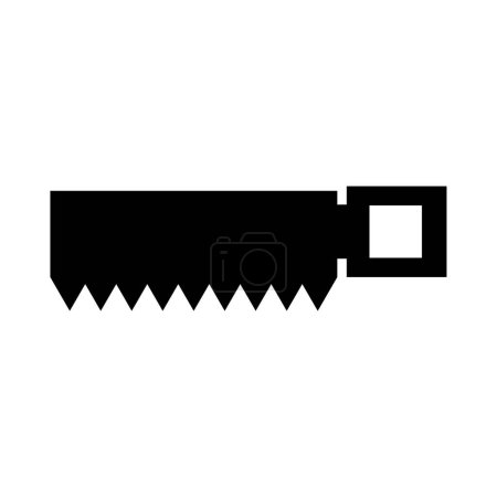Illustration for Flat design icon of saw - Royalty Free Image