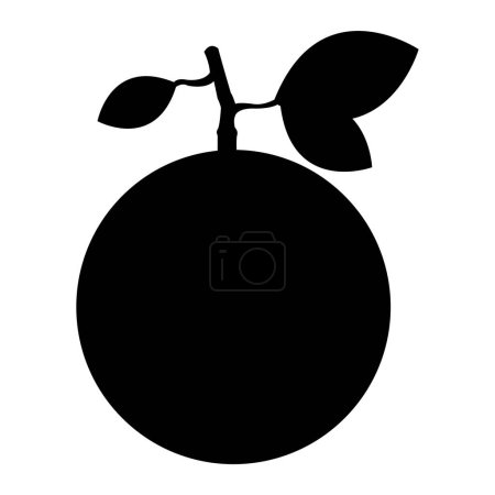 Ilustración de Manzana fruta icono vector ilustración - Imagen libre de derechos